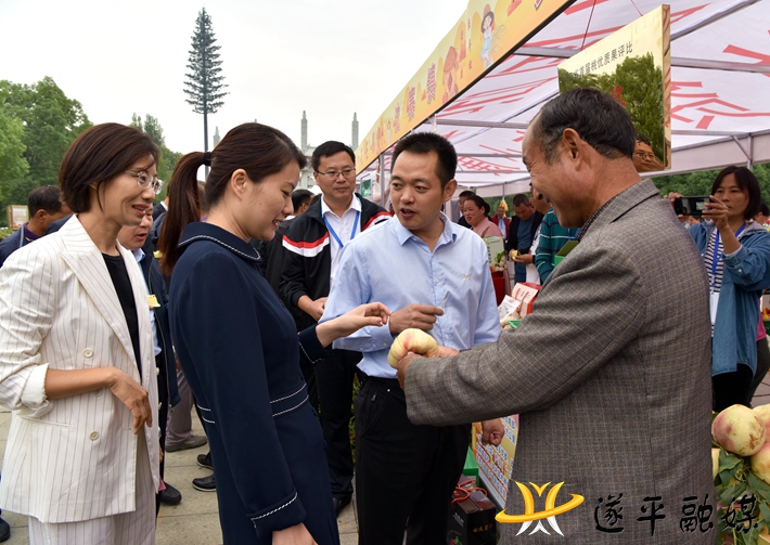 县委副书记尹永彪宣布:遂平县第三届"农民丰收节"启动仪式暨嵖岈山第